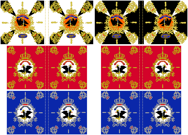 Prussia Line Infantry Flags Post 1806 - 3